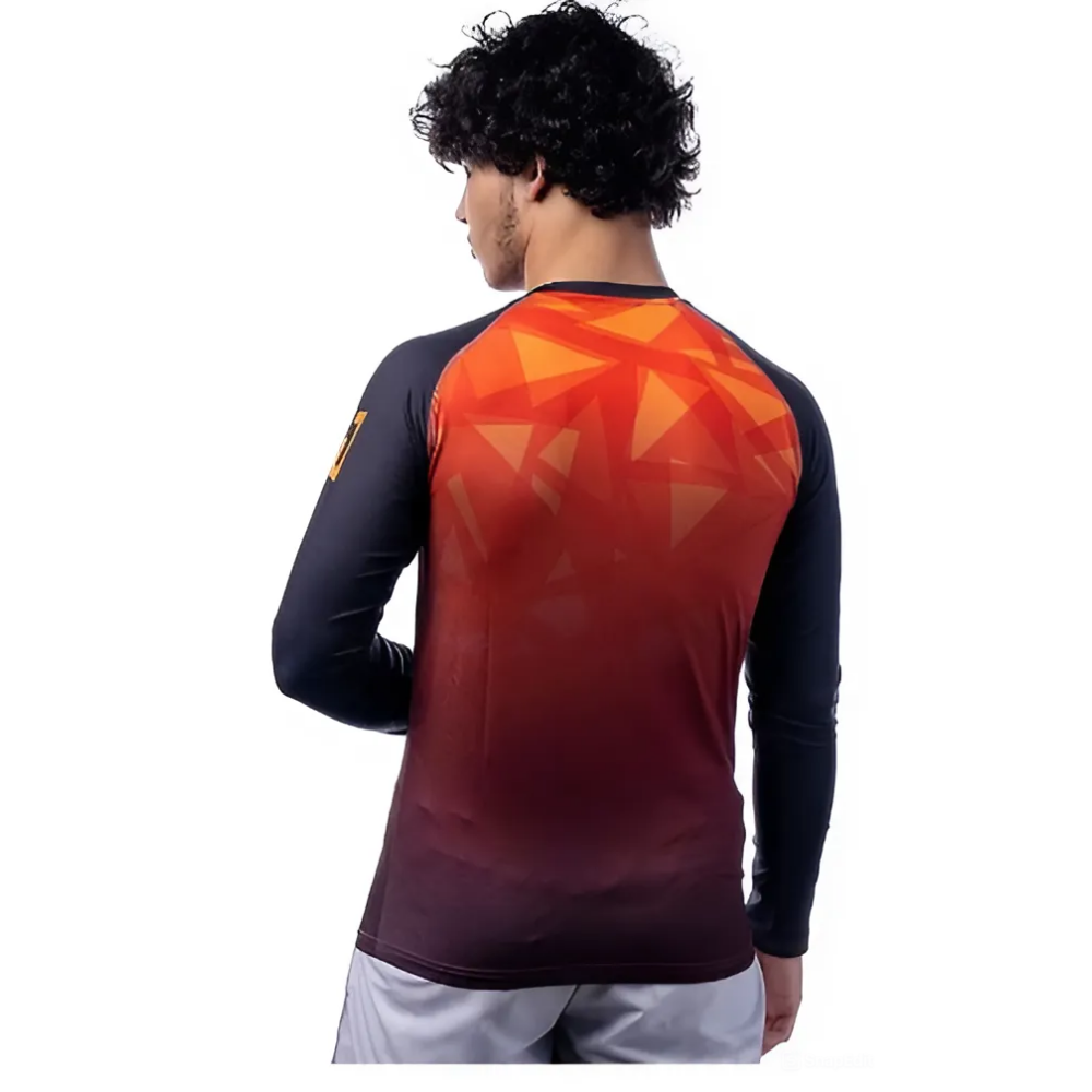 UAEJJ Jiu Jitsu Long Sleeve Rash Guard for Adults - L - 2