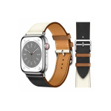 Perfii Genuine Leather Replacement Band For Apple Watch 49/45/44/42mm Series Ultra/8/7/6/5/4/SE - 1 miniature