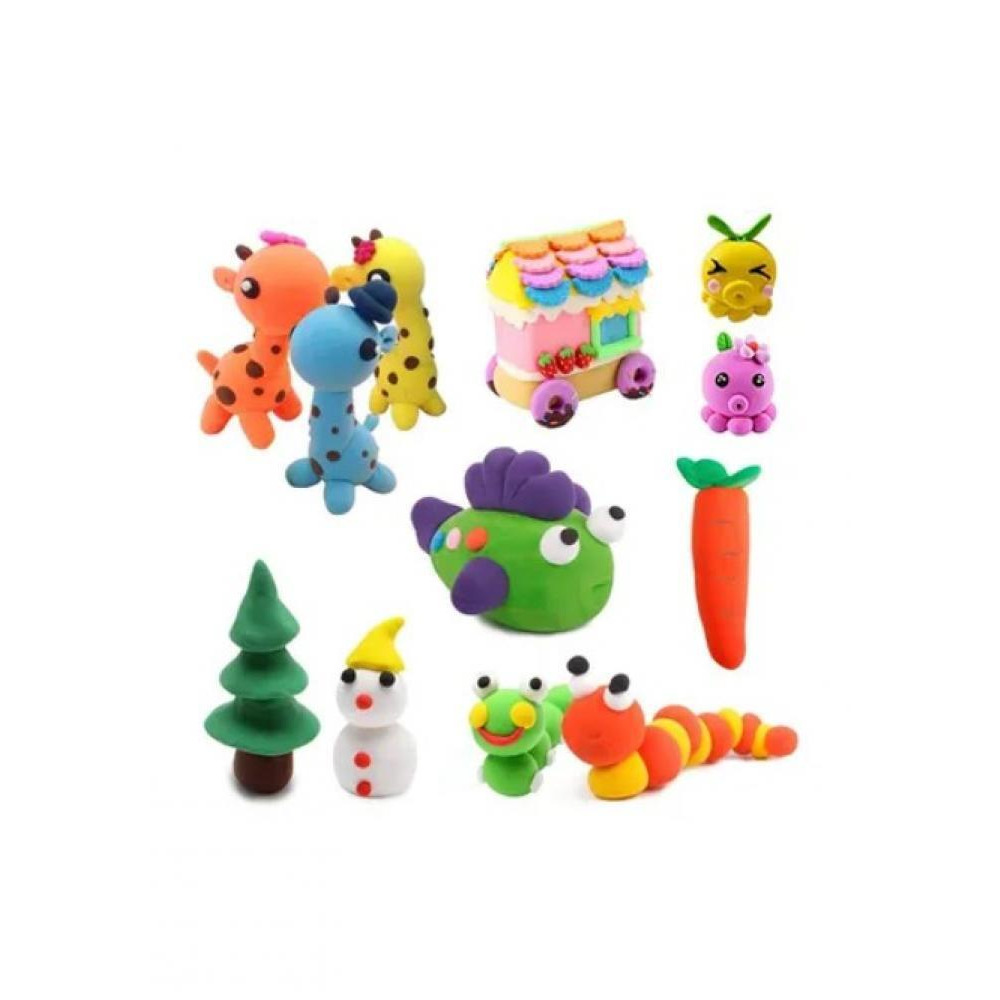 Super light / Набор для лепки, Мягкий пластилин , 24 цвета - 8