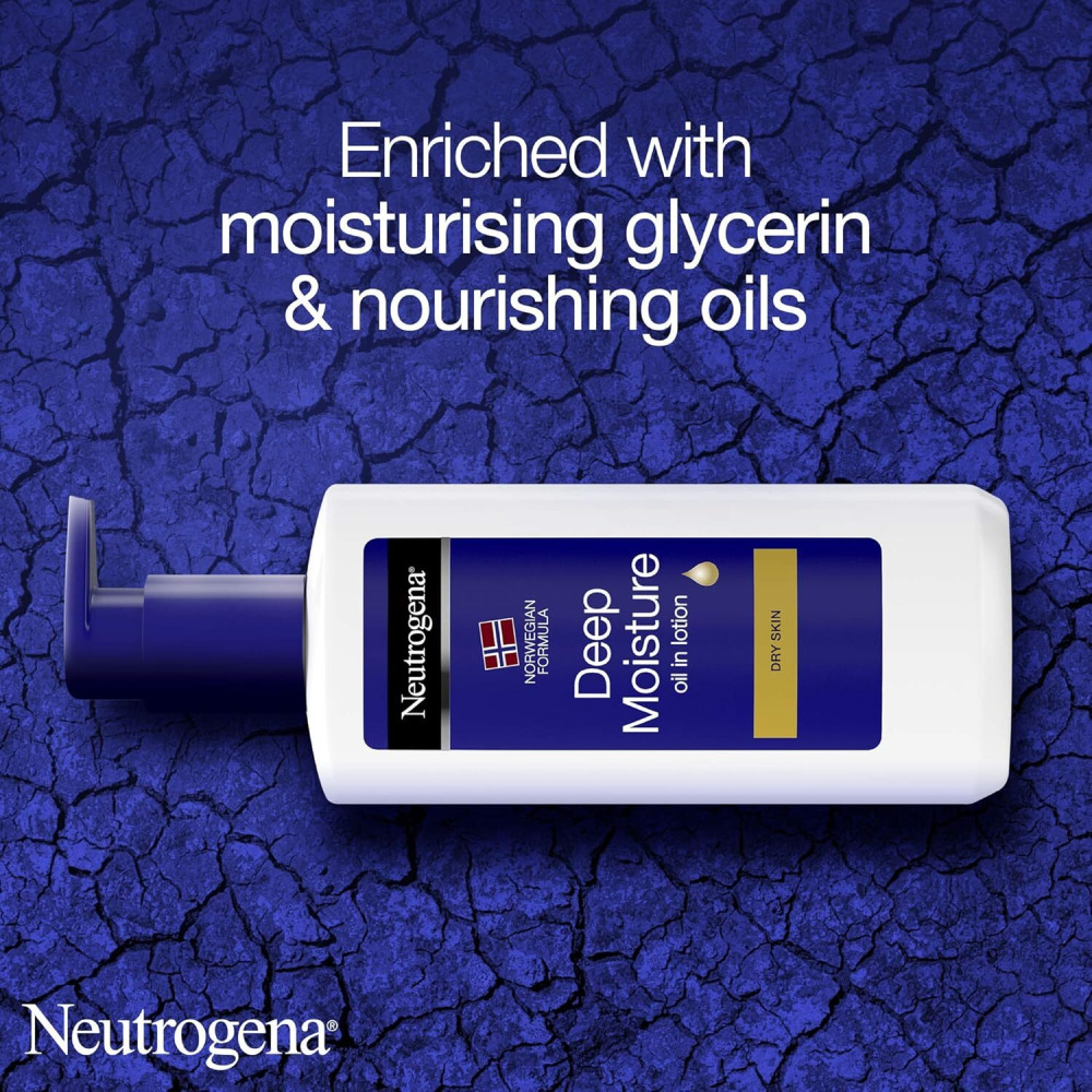 Neutrogena Deep Moisturizing Lotion Oil In Dry Skin, 250Ml - 5