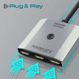 محول PROMATE MEDIASWITCH-H3 Hdmi® عالي الدقة 4K 3 في 1 - 3 miniature