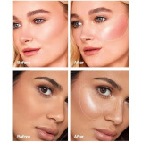 Mousse Liquid Blush For Cheeks Cream Face Blusher Stick with Sponge Palette Bronzer Highlighter Shape Moisturizing And Breathable Matte Finish H2 - 4 miniature