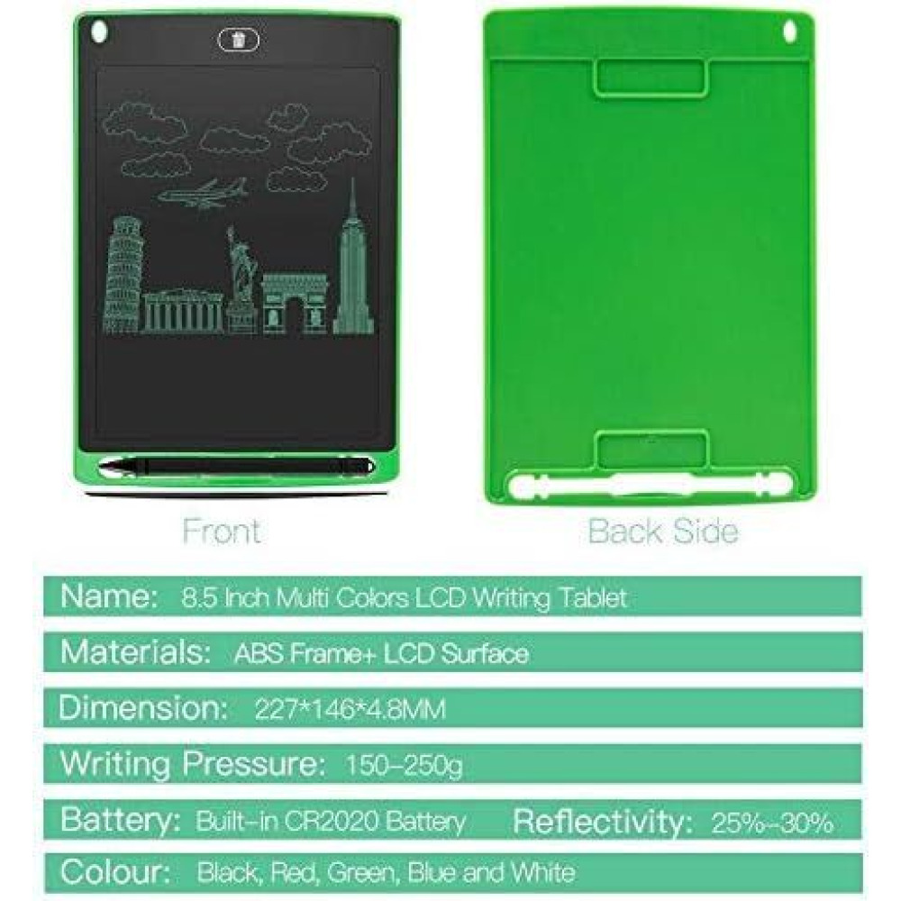 ЖК-ПЛАНШЕТ Для Письма Для Бизнеса И студентов, 8,5 дюйма, зеленый - 4