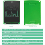 ЖК-ПЛАНШЕТ Для Письма Для Бизнеса И студентов, 8,5 дюйма, зеленый - 4 miniature