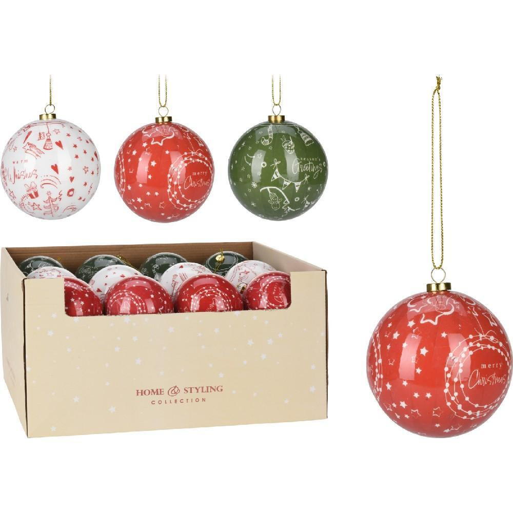 Koopman Xmas Ball 10cm Assorted 1 Piece - 1