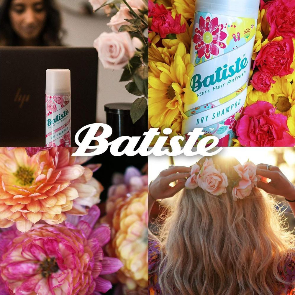 BATISTE, Сухой шампунь, Мгновенное освежение волос, Цветочная эссенция, 6,73 эт. унция (200 мл) - 2