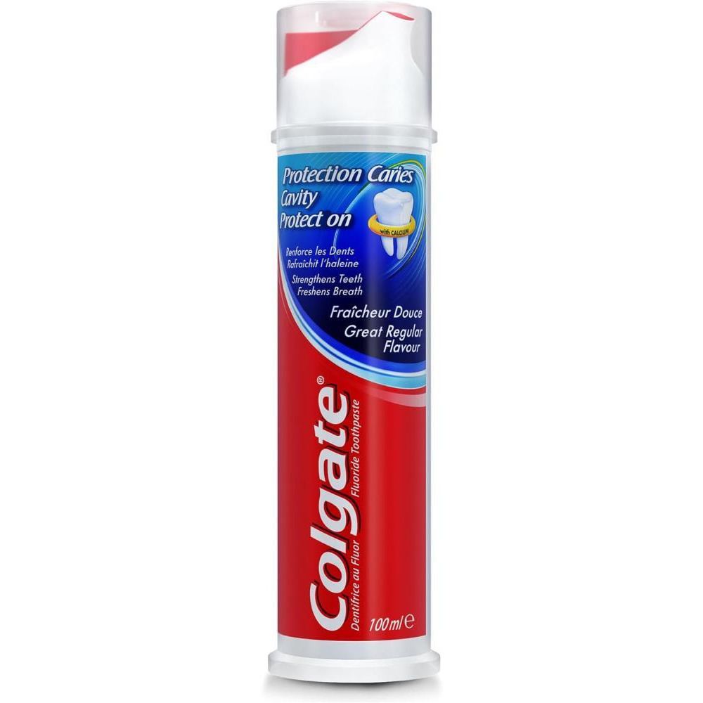 Colgate Maximum Cavity Protection Toothpaste with Pump Dispenser 100ml - 1