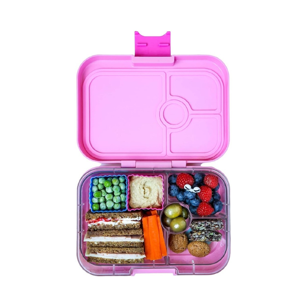 Yumbox Panino 4-Compartment Leakproof Bento Box Pink - 4