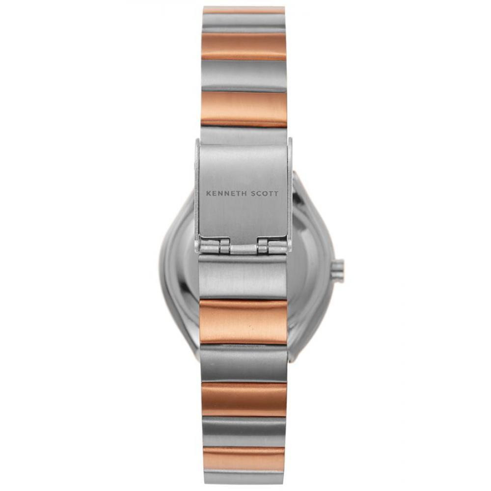 Kenneth Scott Women's Analog White Dial Watch - K22035-KBKW-L - 3