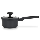 Fissman Saucepan Titanium Pro 16cm/1.4LTR With Glass Lidwith Cast Aluminum and Non- Stick Coating - 7 miniature