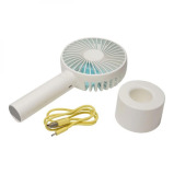 Dimo n9 Portable \& Rechargeable Hand Fan, White - 4 miniature