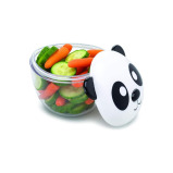 Melii 232ML Panda Snack Container Kids Lunch, Multicolor - 1 miniature