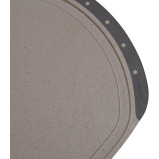 Fissman Ultra-Thin Plastic Cutting Board 35cm – Juice Groove & Non-Slip Bottom - 2 miniature