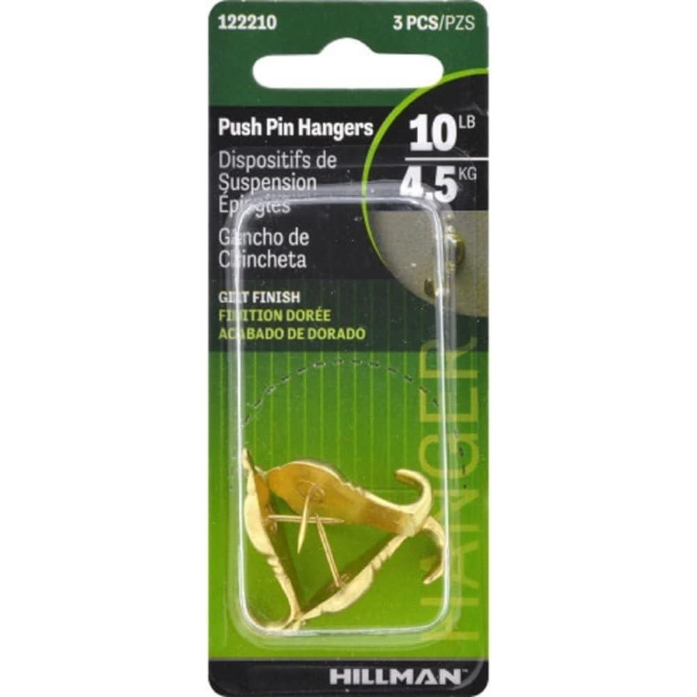 Hillman Вешалка С Канцелярской КНОПКОЙ 3 шт. - 1