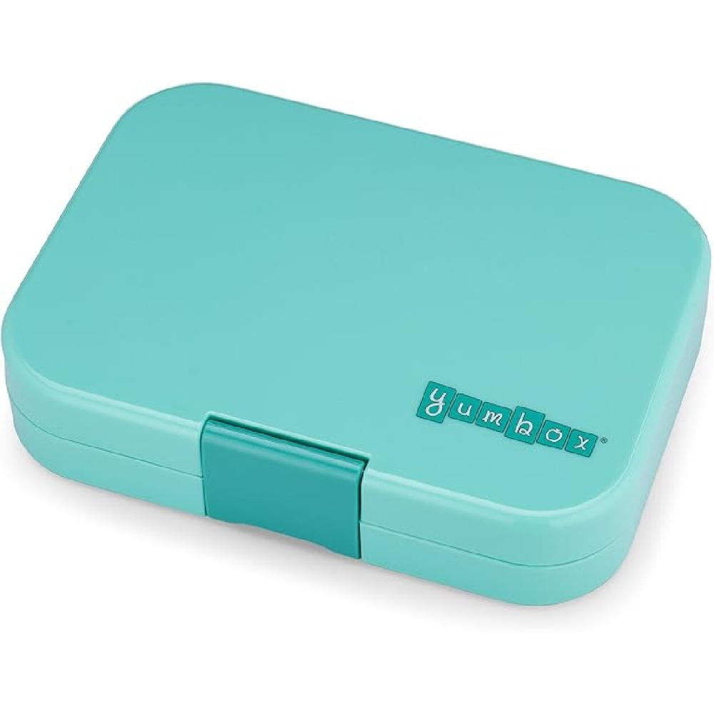 Yumbox Panino 4-Compartment Leakproof Bento Box Surf Green - 3