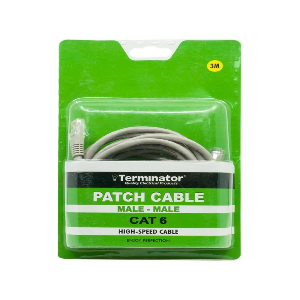 Terminator Patch Cord CAT6 Cable, 3 metre - 1