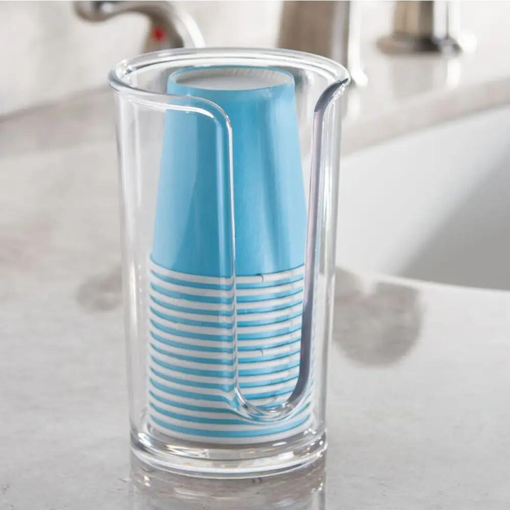 iDesign Clarity Disposable Cup Dispenser, Clear - 2