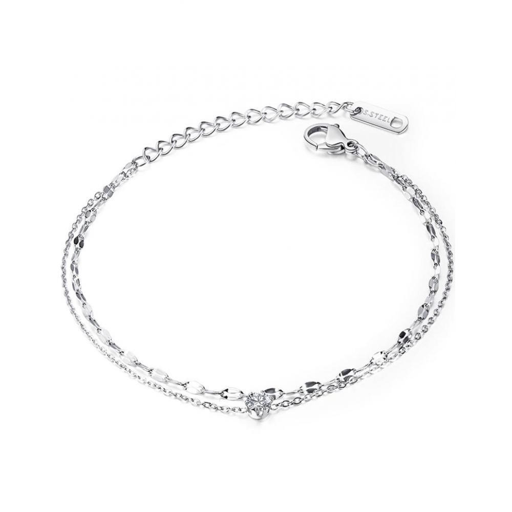 LEE COOPER Women's Stainless Steel Silver Bracelet - LC.B.01245.330 - 1