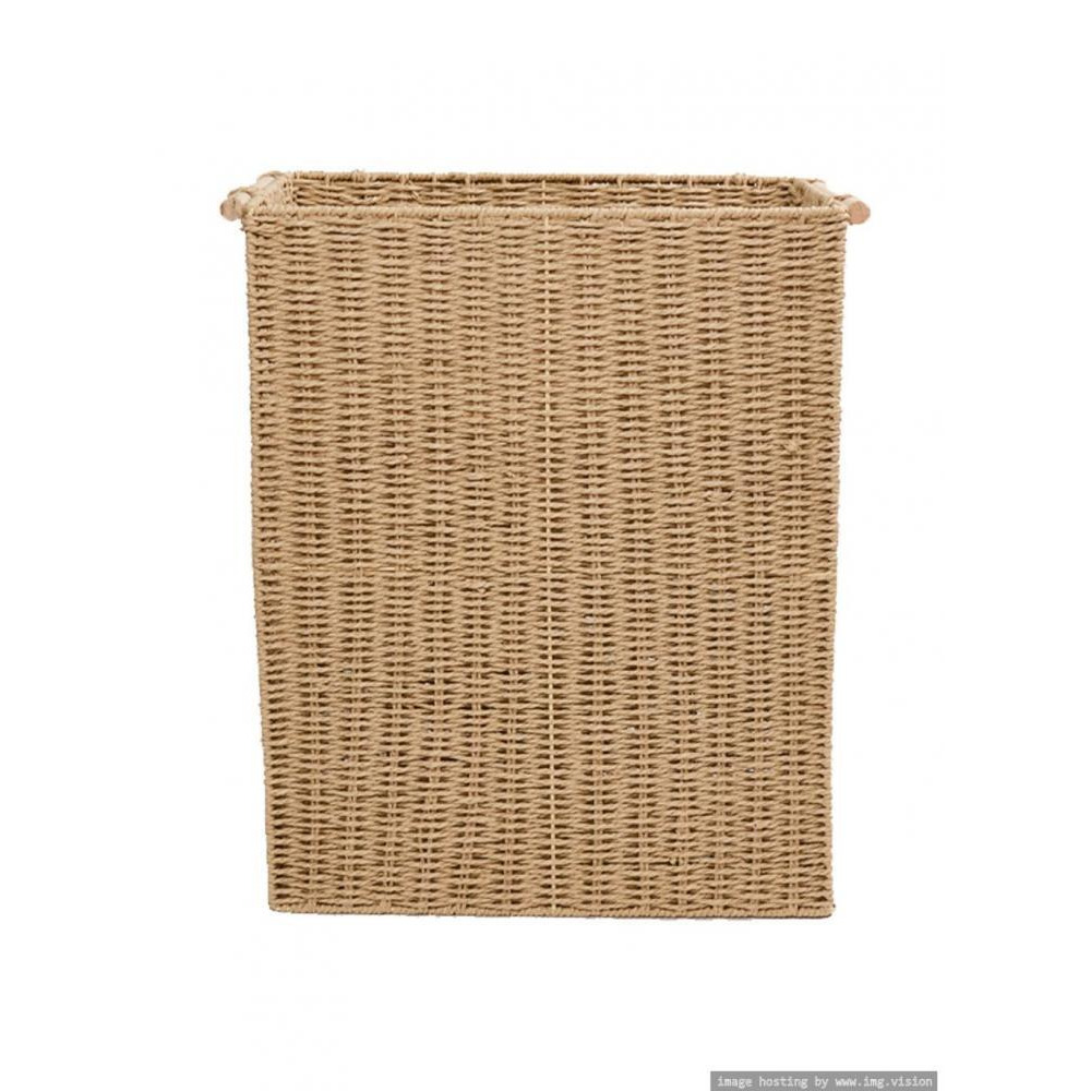 Homesmiths Large Laundry Hamper with Handle 46 x 34 x 57 cm “ Brown - 5