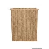 Homesmiths Large Laundry Hamper with Handle 46 x 34 x 57 cm “ Brown - 5 miniature