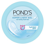 Ponds Super Light Gel, Oil-free Moisturizer, 100ml, for Hydrated, Glowing Skin, with Hyaluronic Acid and Vitamin E, 24Hr Hydration, Non-Sticky, Spread - 1 miniature