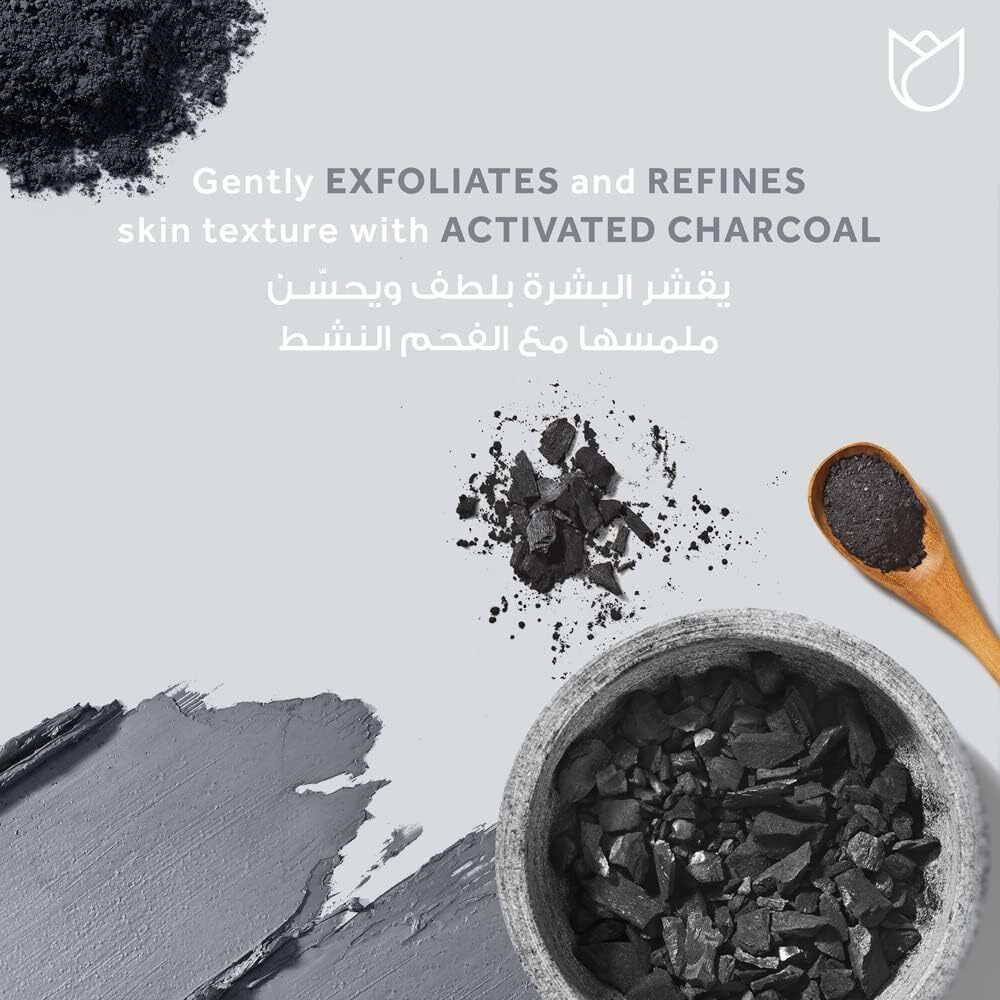 Pond's, Pure Bright Mineral Clay Face Scrub, Activated Charcoal and Niacinamide, 90g - 4