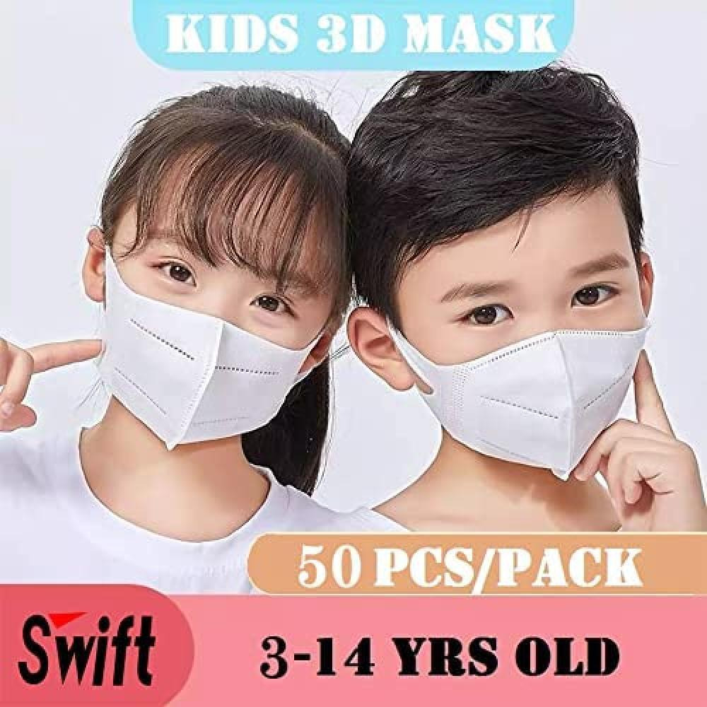 Swift / Face mask, Kids 3D protective mask disposable, 50 pcs - 5