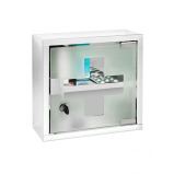 Wenko Stainless Steel Medicine Chest Blue Silver - 3 miniature