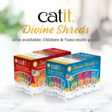 Catit Divine SHREDS, Премиум-Корм Для Кошек, ТУНЕЦ С ширасу И СЛАДКИМ Картофелем, 75 Г - 6 miniature