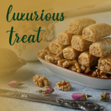 Al Sultan International Sweets Fingers Cashew Baklawa, 500 g - 2 miniature