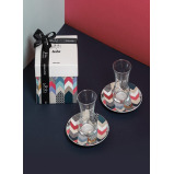 Подарочный Набор из 2 Чайных чашек Silsal X Sabr 'Layalee' ISTIKANAH И блюдца Для таких Случаев, как Рамадан - 2 miniature