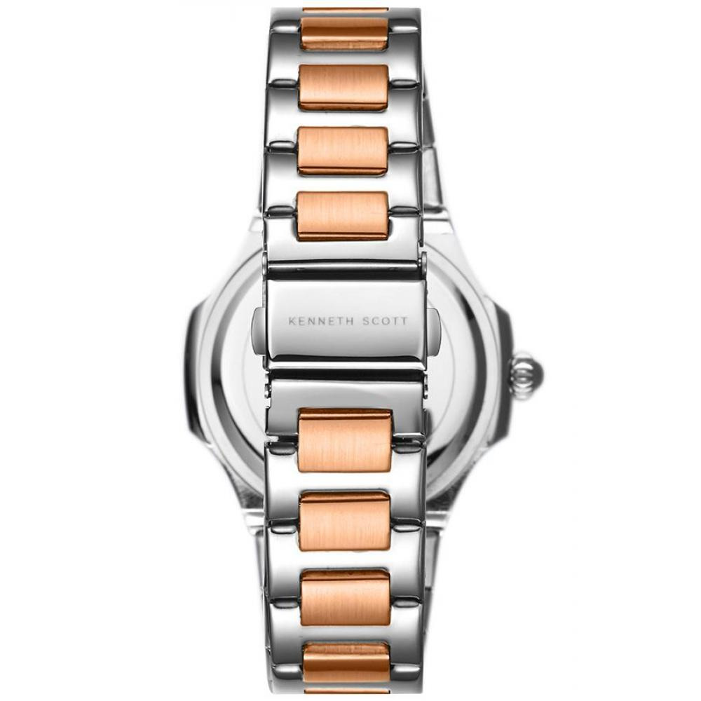 Kenneth Scott Men's White Dial Analog Watch - K22034-KBKW - 3