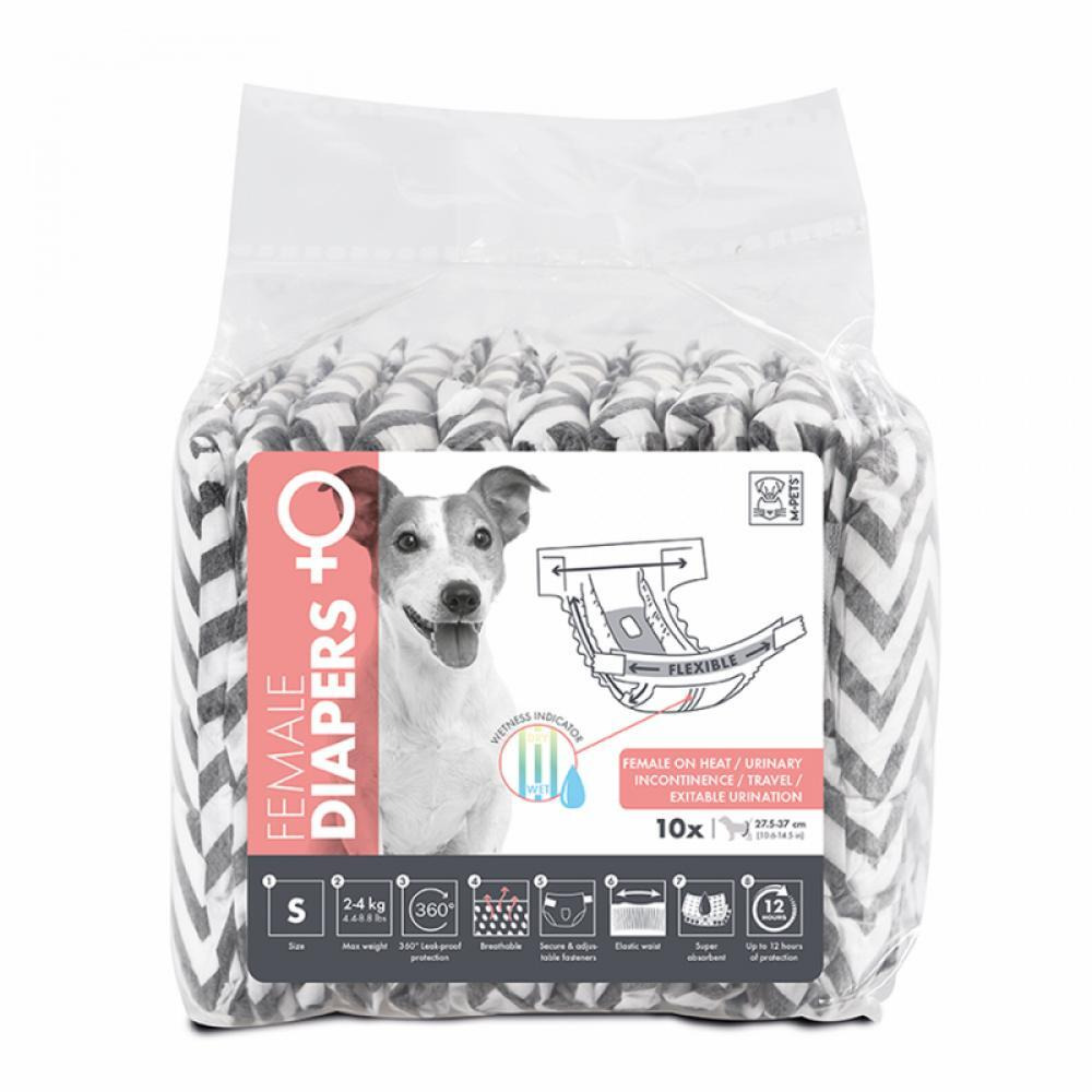 M-Pet Female Dog Diaper - 10pcs - S - 1