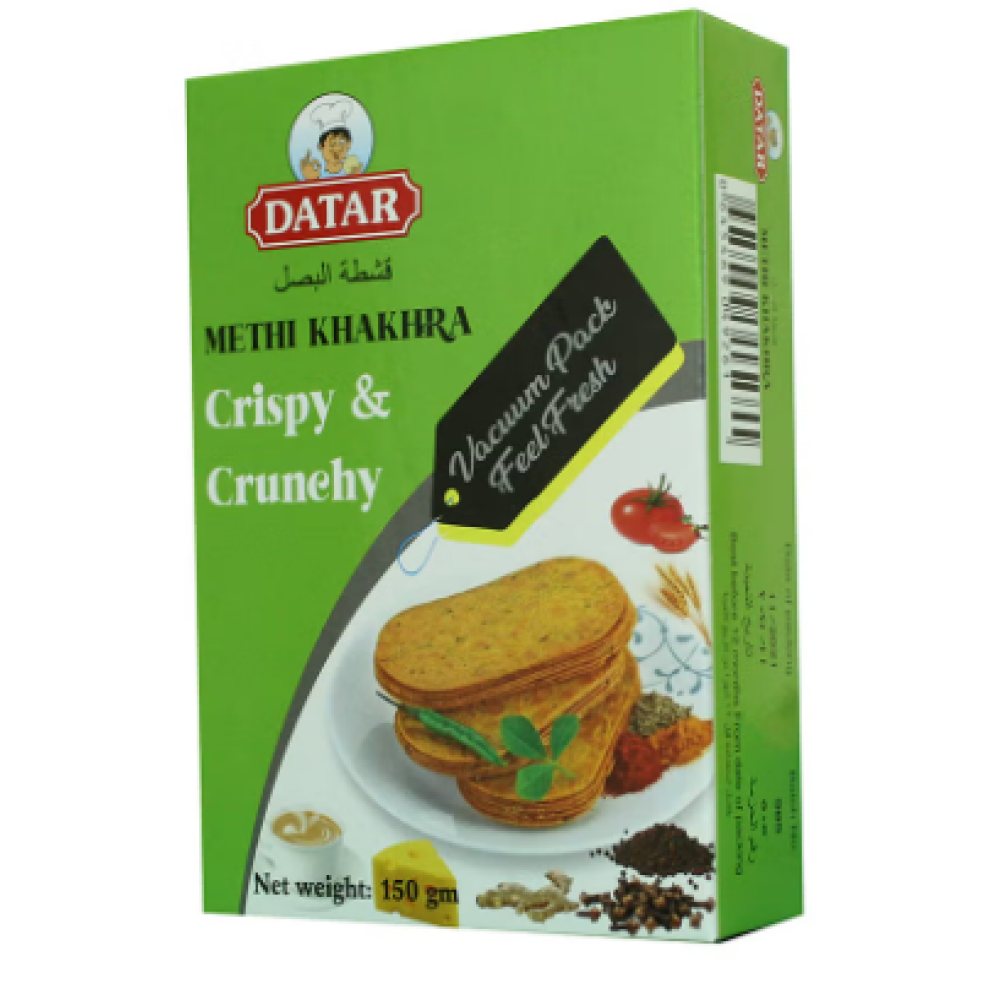 DATAR METHI CRISPY  CRUNCHY KHAKHRA 150GM - 1