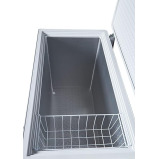 Admiral 400L Chest Freezer with White Interior, Gross capacity of 400L, Net capacity308L, Outside Condenser, Tropical Type with Lock and Key \& Lamp, - 2 miniature