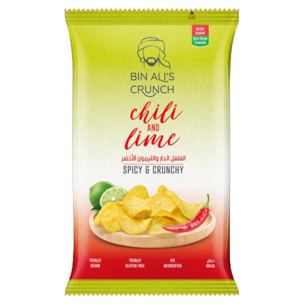 Bin Alis Crunch Chili and lime 100gm - 1