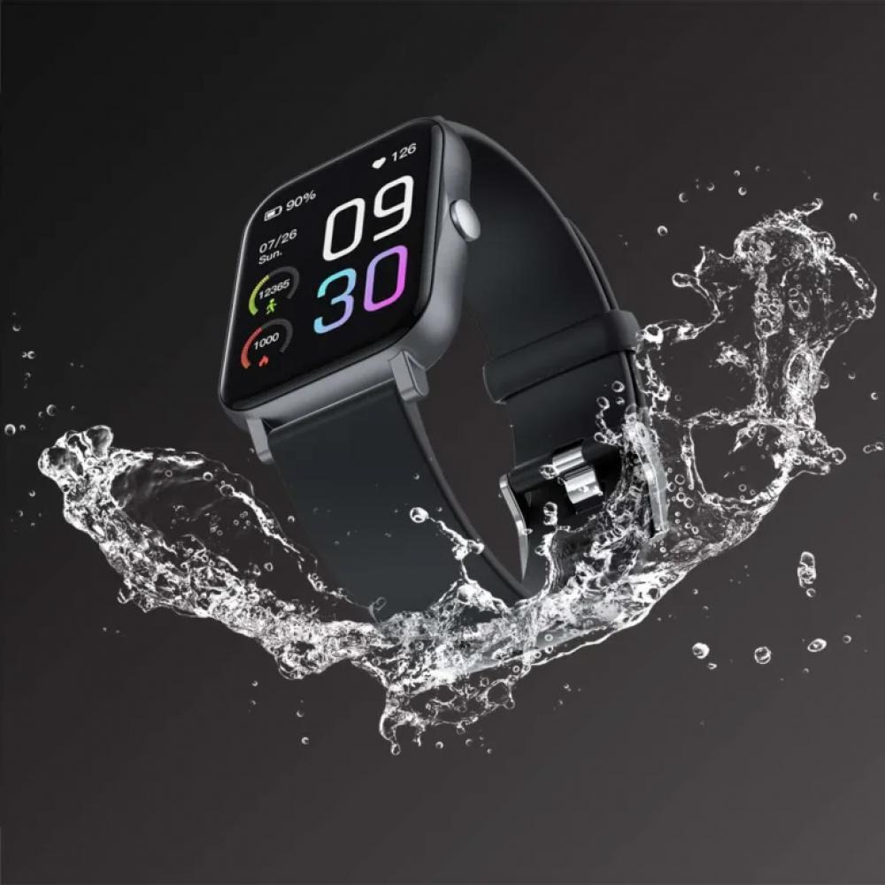 Smart Watch for Men Women 1.69-inch Mega Screen 100 Sports Modes,100+ Watch Faces Heart Rate, Blood Oxygen and Blood Pressure Life Waterproof Level (P - 7