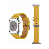 Perfii Genuine Leather Replacement Band For Apple Watch 49/45/44/42mm Series Ultra/8/7/6/5/4/SE - 1 miniature