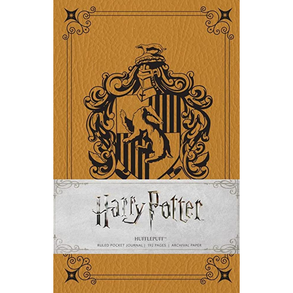 Harry Potter Hufflepuff Hardcover Ruled Hardcover by Insight Editions (Author) - 1