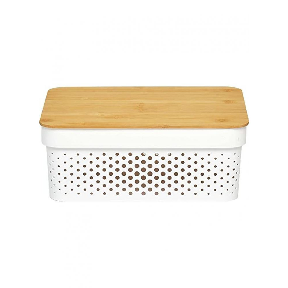 Homesmiths 10 Liter Infinity Storage Container with Bamboo Lid - 1