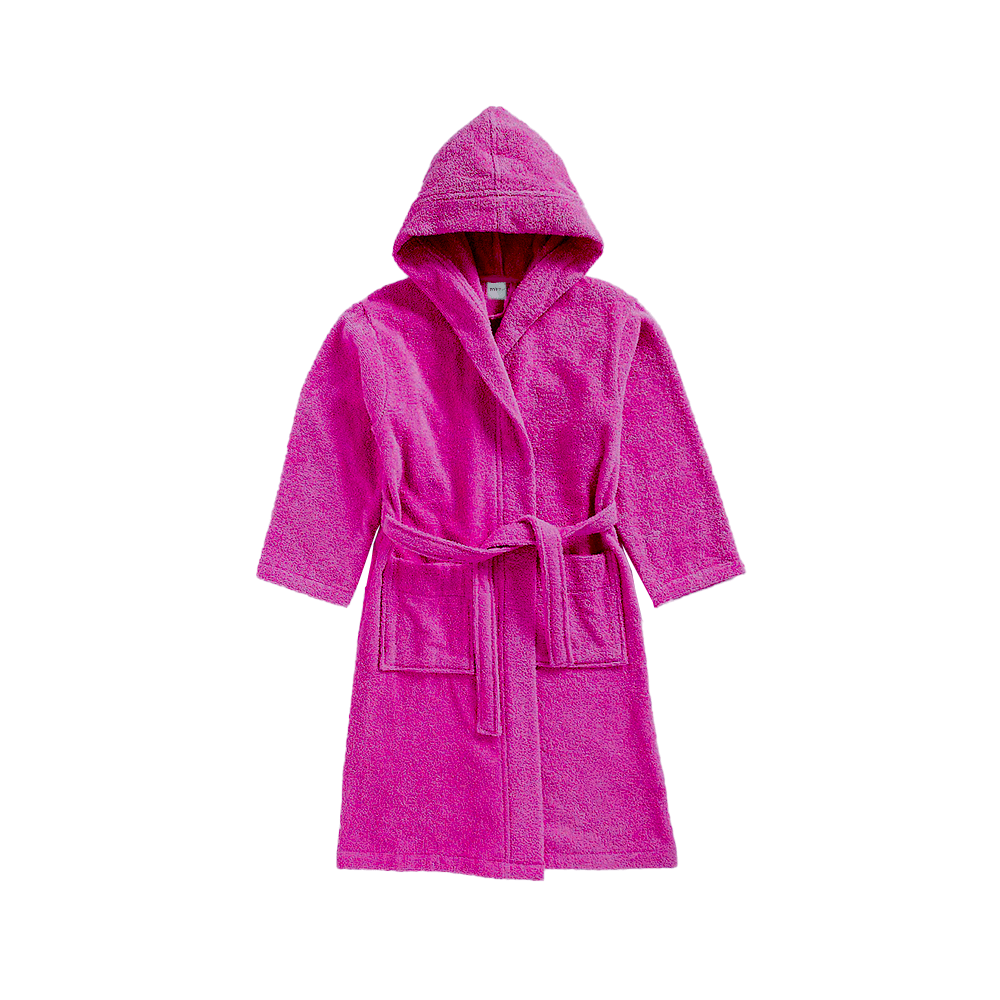 Bathrobe BYFT Daffodil 100% terry cotton 400 Gsm, 10 year, size 94 Fuchsia Pink, Set of 1 - 1