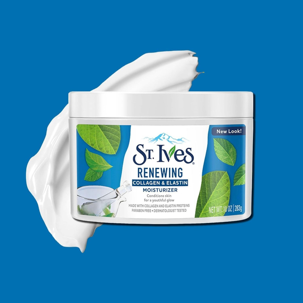 St. Ives Renewing Skin Collagen Elastin Facial Moisturizer, 283 g, Pack of 2 - 3
