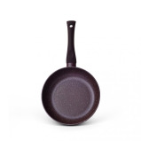 Fissman Deep Frying Pan Mosses Stone Professional Non Stick Coating TouchStone Brown 20x5.5cm - 2 miniature