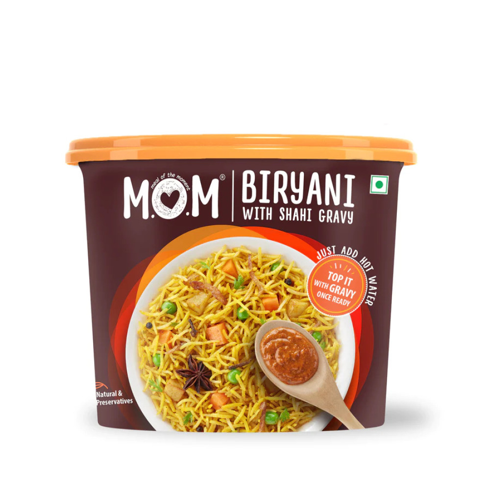 MOM READY TO EAT BIRYANI WITH SHAHI GRAVY 140GM - 1