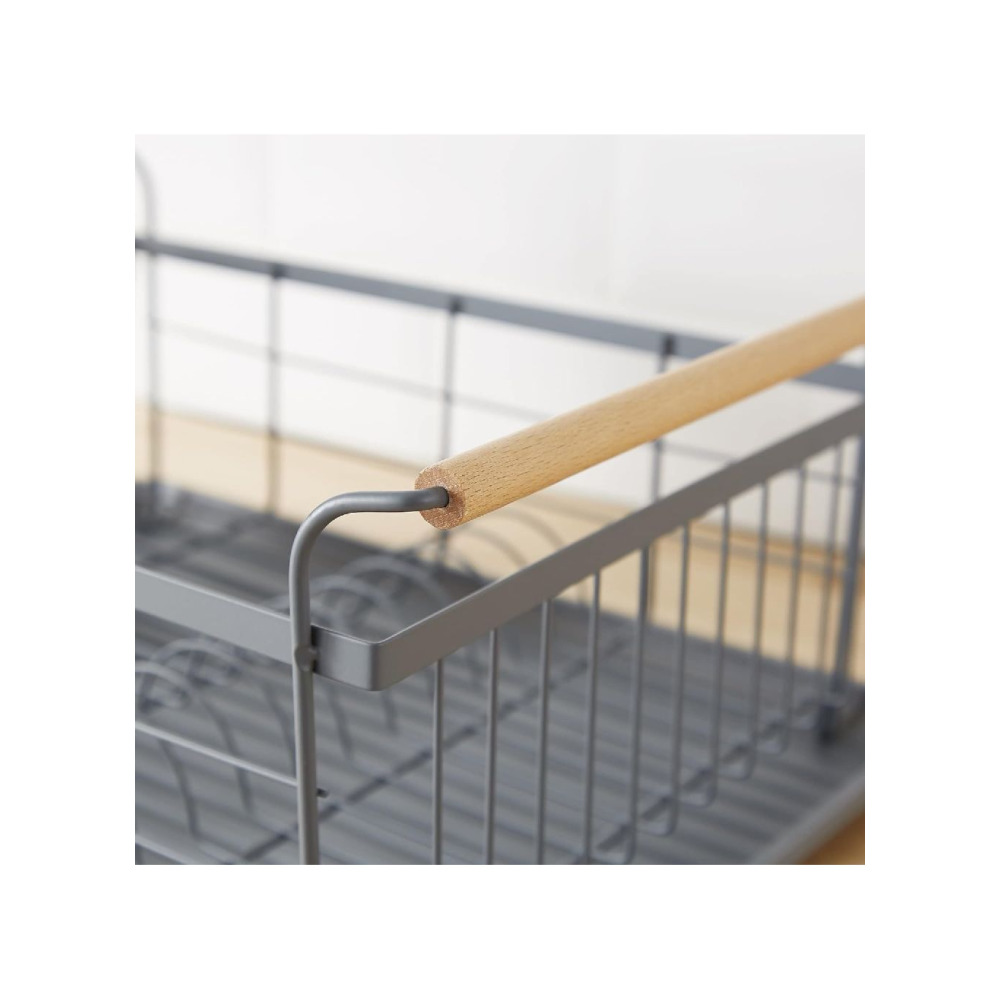 Swan SWKA5062GRYN Nordic Dish Rack with Removable Cutlery Basket, Grey - 4