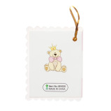 New Born Tag - Pink Teddy - 2 miniature