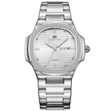 Kenneth Scott Men's White Dial Analog Watch - K22034-SBSW - 1 miniature