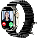 Modio 4G Ultra Max Smartwatch 464 GB اللون (أسود) - ساعة أندرويد مقاومة للماء مع 3 أزواج من الأشرطة - 4 miniature