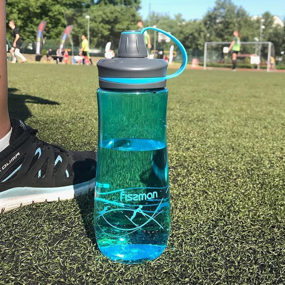 Fissman Sports\/ Gym Water Bottle With Leakproof Blue\/Black 820ml - 5
