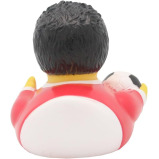 Lilalu Bath Toy Football Player Duck Red & White - 3 miniature